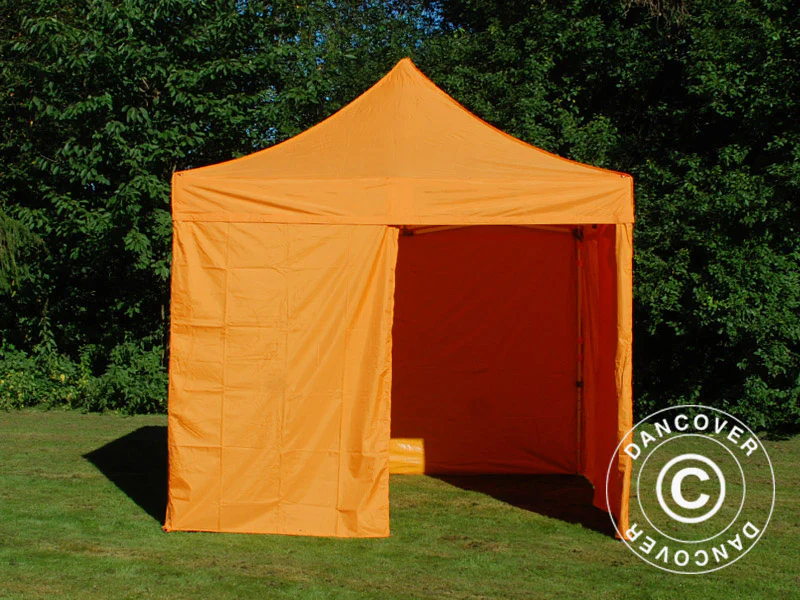 Namiot Ekspresowy FleXtents PRO Steel 3x3m Pomaranczowy, mq 4 ściany boczne - Image 9