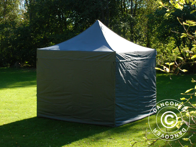 Namiot Ekspresowy FleXtents PRO Steel 3x3m Szary, mq 4 ściany boczne - Image 4