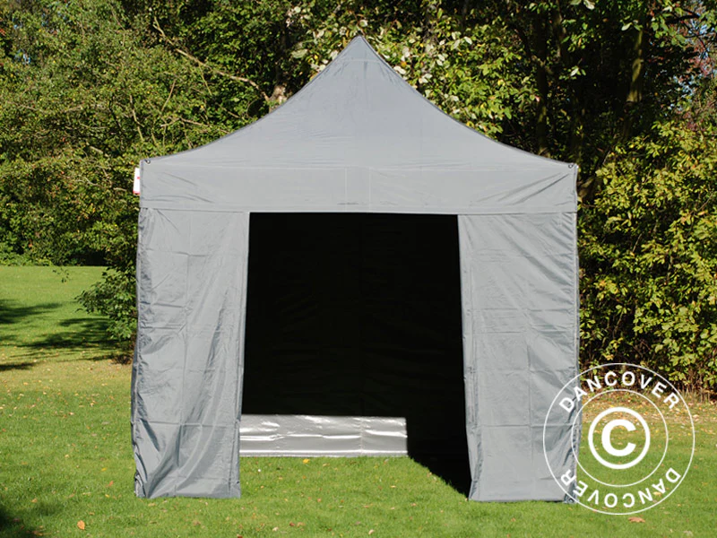 Namiot Ekspresowy FleXtents PRO Steel 3x3m Szary, mq 4 ściany boczne - Image 7
