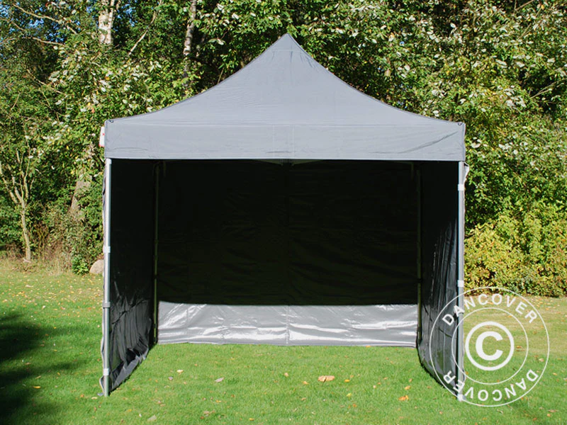 Namiot Ekspresowy FleXtents PRO Steel 3x3m Szary, mq 4 ściany boczne - Image 9