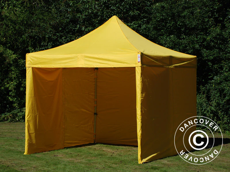 Namiot Ekspresowy FleXtents PRO Steel 3x3m Zólty, mq 4 ściany boczne - Image 7