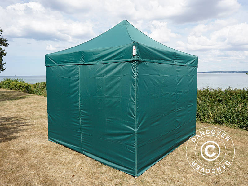 Namiot Ekspresowy FleXtents PRO Steel 3x3m Zielony, mq 4 ściany boczne - Image 5