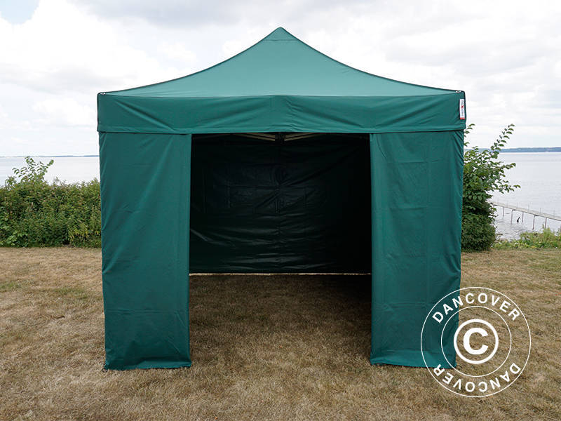 Namiot Ekspresowy FleXtents PRO Steel 3x3m Zielony, mq 4 ściany boczne - Image 6