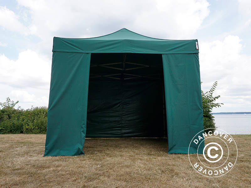 Namiot Ekspresowy FleXtents PRO Steel 3x3m Zielony, mq 4 ściany boczne - Image 7
