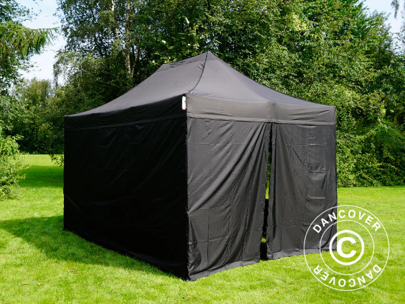 Namiot Ekspresowy FleXtents PRO Steel 3x4,5m, Czarny, mq 4 ściany boczne - Image 8