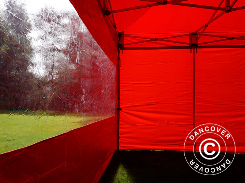 Namiot Ekspresowy FleXtents PRO Steel 3x4,5m, Czerwony, mq 4 ściany boczne - Image 7