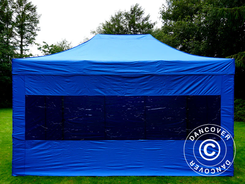 Namiot Ekspresowy FleXtents PRO Steel 3x4,5m, Niebieski, mq 4 ściany boczne - Image 3