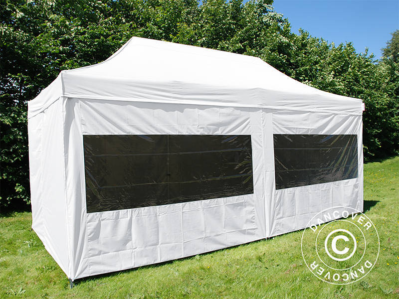 Namiot Ekspresowy FleXtents PRO Steel 3x6m Biały, mq 6 ściany boczne - Image 4