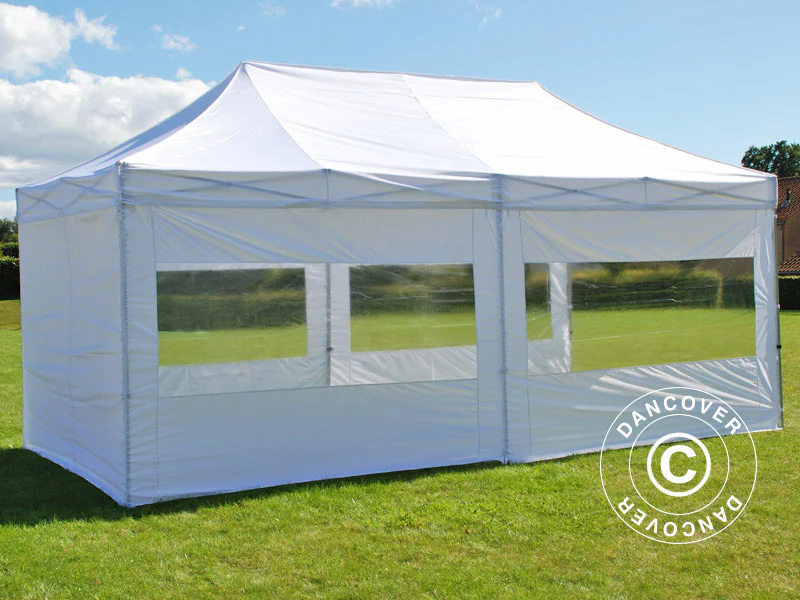 Namiot Ekspresowy FleXtents PRO Steel 3x6m Biały, mq 6 ściany boczne - Image 2