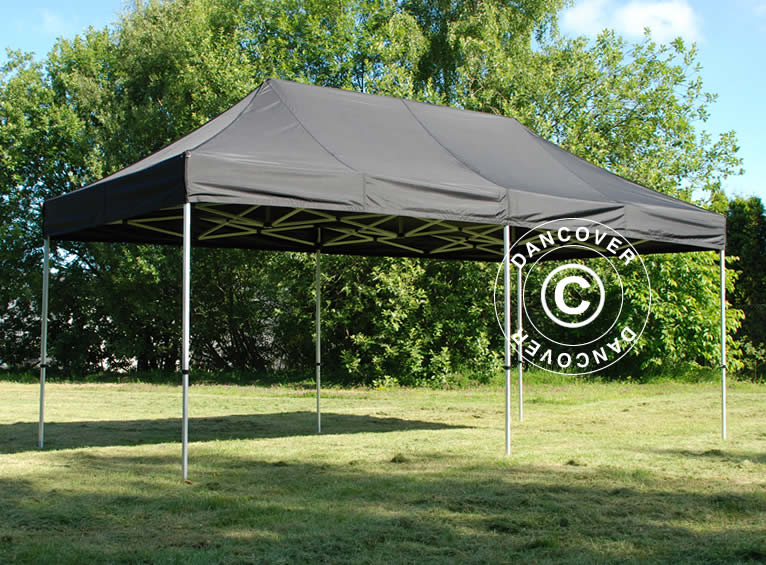 Namiot Ekspresowy FleXtents PRO Steel 3x6m Czarny, mq 6 ściany boczne - Image 6