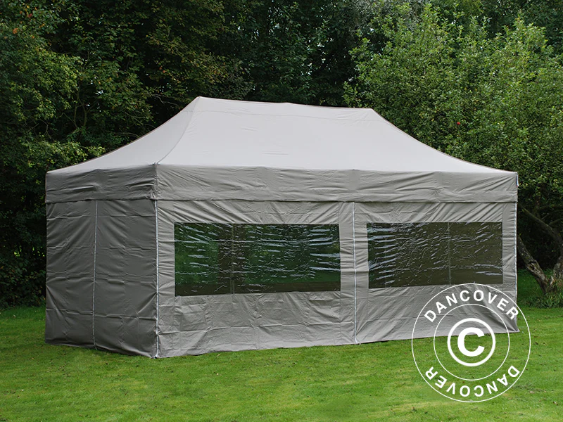 Namiot Ekspresowy FleXtents PRO Steel 3x6m Latte, mq 6 ściany boczne - Image 2