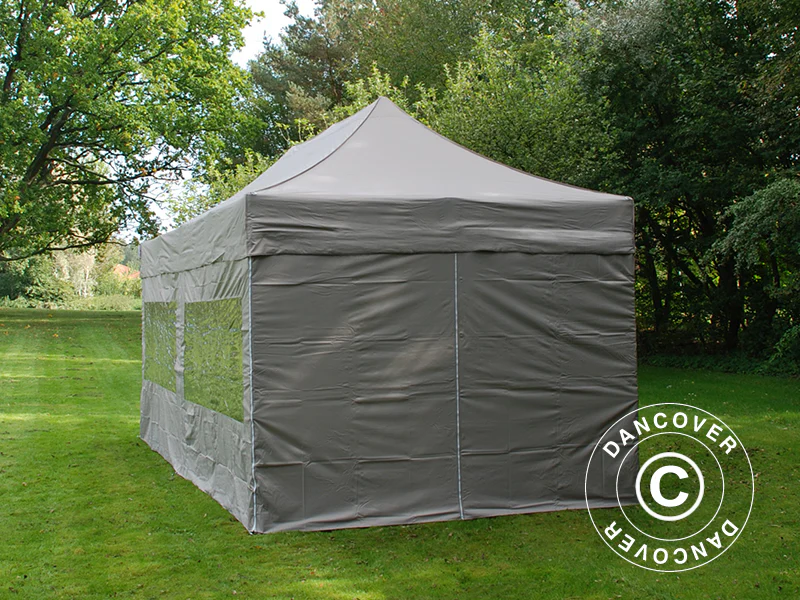 Namiot Ekspresowy FleXtents PRO Steel 3x6m Latte, mq 6 ściany boczne - Image 5