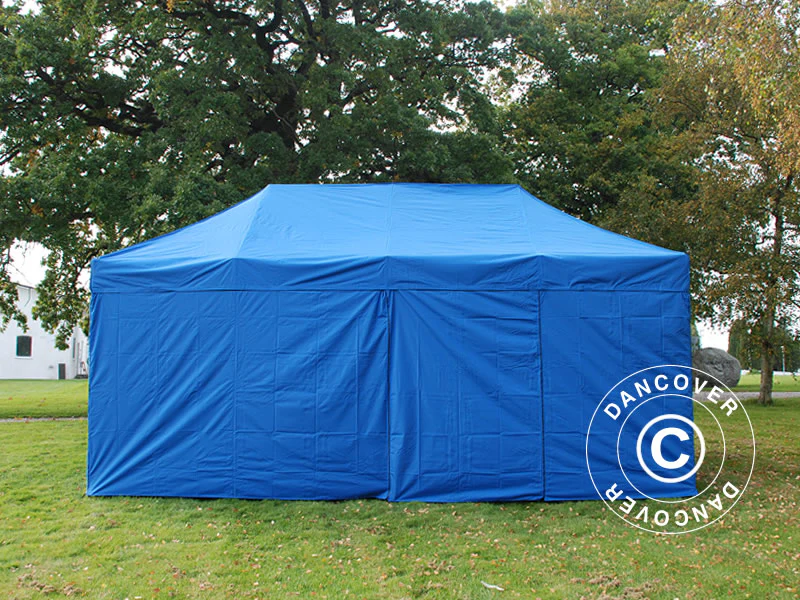 Namiot Ekspresowy FleXtents PRO Steel 3x6m Niebieski, mq 6 ściany boczne - Image 3