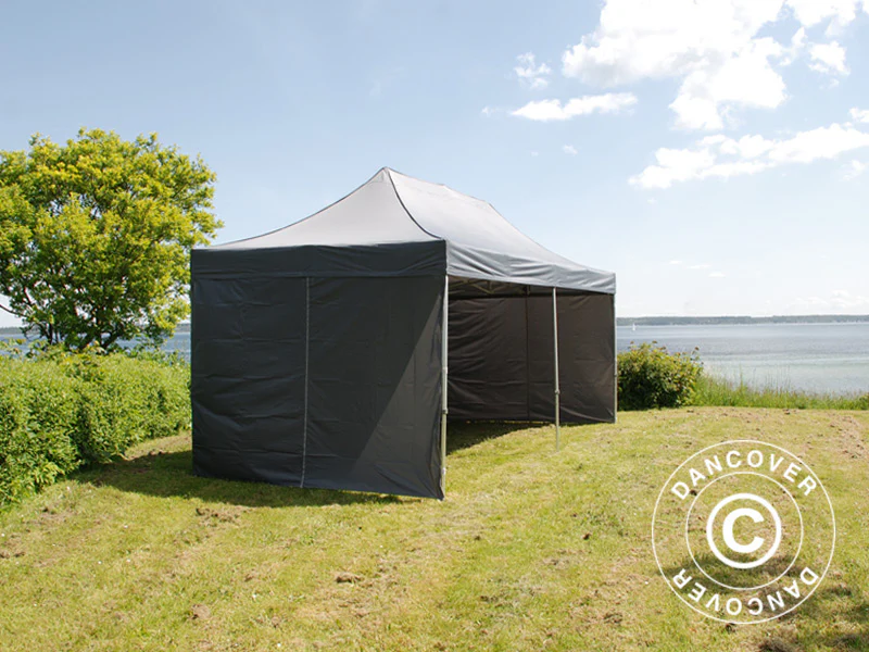 Namiot Ekspresowy FleXtents PRO Steel 3x6m Szary, mq 6 ściany boczne - Image 7
