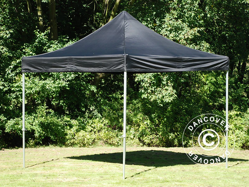 Namiot Ekspresowy FleXtents PRO Steel 4x4m Czarny, mq 4 ściany boczne - Image 4