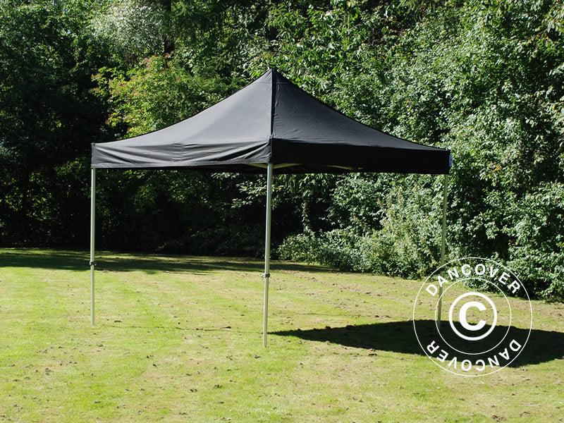 Namiot Ekspresowy FleXtents PRO Steel 4x4m Czarny, mq 4 ściany boczne - Image 6