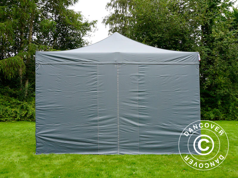 Namiot Ekspresowy FleXtents PRO Steel 4x4m Szary, mq 4 ściany boczne - Image 2
