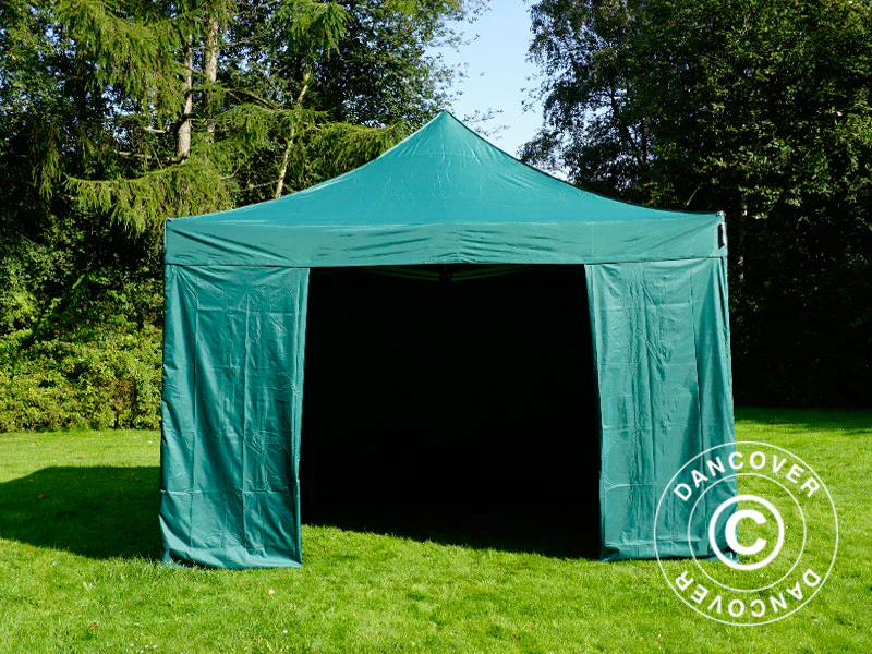 Namiot Ekspresowy FleXtents PRO Steel 4x4m Zielony, mq 4 ściany boczne - Image 2