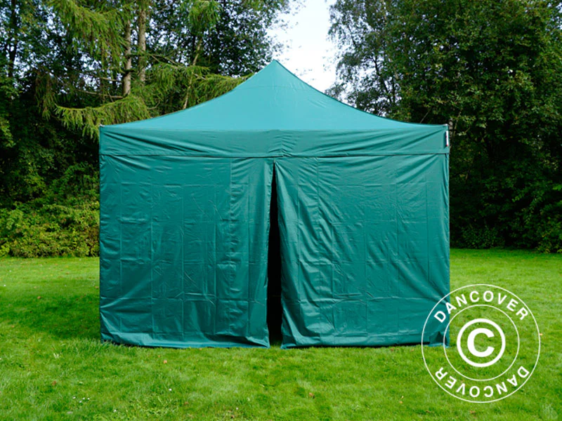 Namiot Ekspresowy FleXtents PRO Steel 4x4m Zielony, mq 4 ściany boczne - Image 3