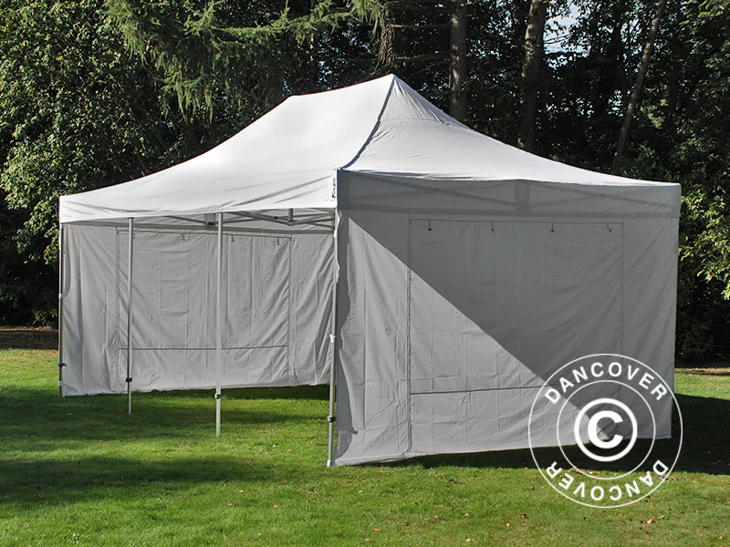 Namiot Ekspresowy FleXtents PRO Steel 4x6m Biały, mq 8 ściany boczne - Image 6