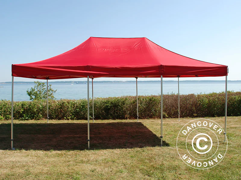 Namiot Ekspresowy FleXtents PRO Steel 4x6m Czerwony, mq 8 ściany boczne - Image 5
