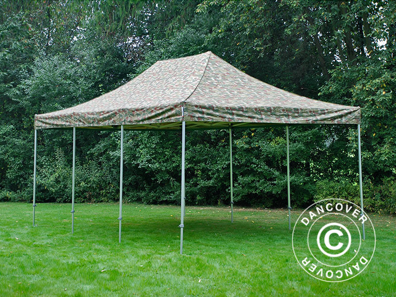 Namiot Ekspresowy FleXtents PRO Steel 4x6m Kamuflaż/Wojskowy - Image 3