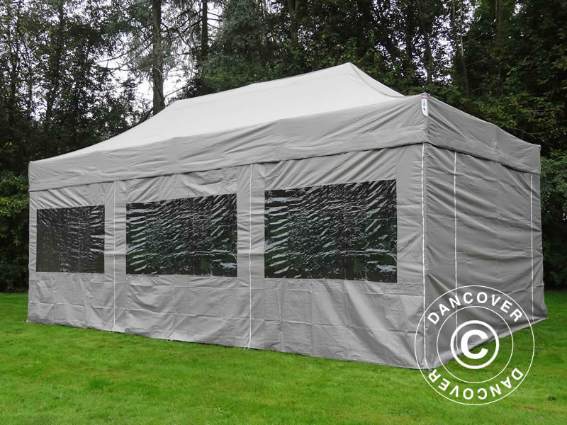 Namiot Ekspresowy FleXtents PRO Steel 4x6m Latte, mq 8 ściany boczne - Image 2