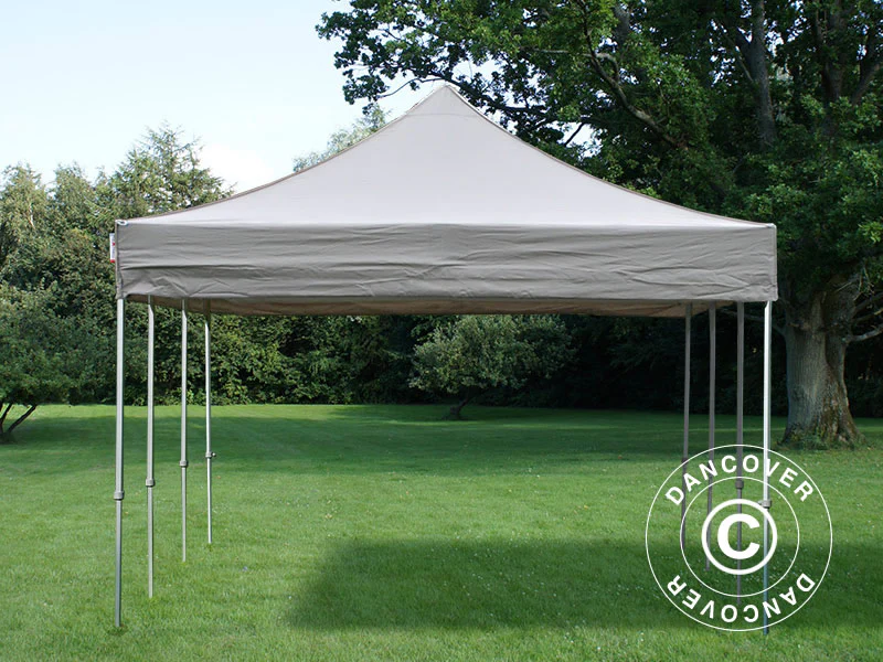 Namiot Ekspresowy FleXtents PRO Steel 4x6m Latte, mq 8 ściany boczne - Image 7