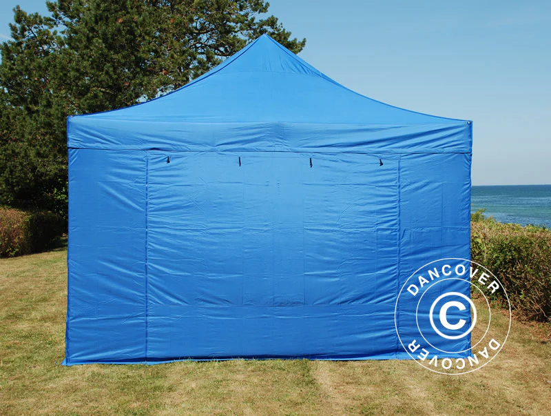 Namiot Ekspresowy FleXtents PRO Steel 4x6m Niebieski, mq 8 ściany boczne - Image 6