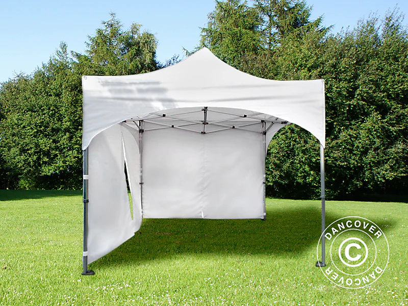 Namiot Ekspresowy FleXtents PRO Steel "Arched" 3x3m Biały, mq 4 ściany boczne - Image 4