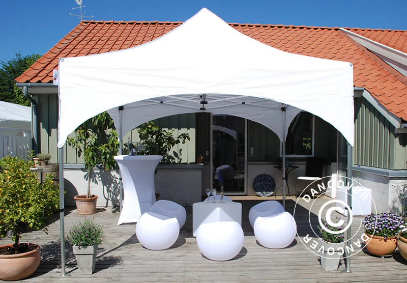 Namiot Ekspresowy FleXtents PRO Steel "Arched" 3x3m Biały, mq 4 ściany boczne - Image 6