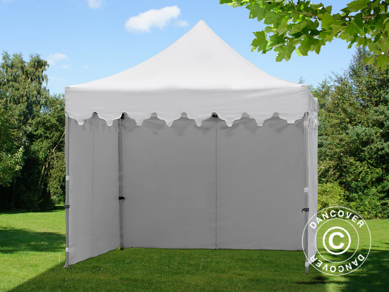 Namiot Ekspresowy FleXtents PRO Steel "Morocco" 3x3m Biały, mq 4 ściany boczne - Image 2