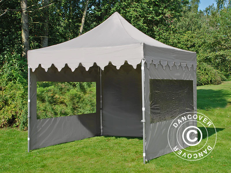Namiot Ekspresowy FleXtents PRO Steel "Morocco" 3x3m Latte, mq 4 ściany boczne - Image 3