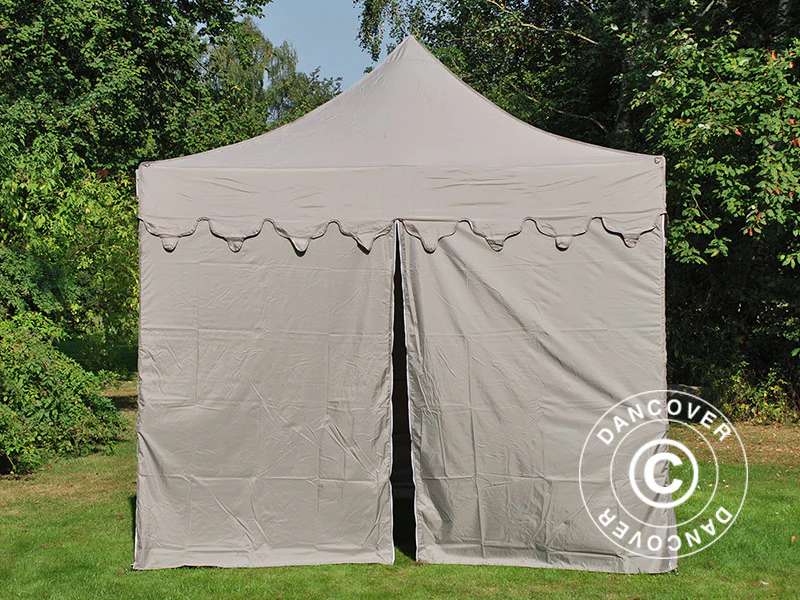 Namiot Ekspresowy FleXtents PRO Steel "Morocco" 3x3m Latte, mq 4 ściany boczne - Image 7