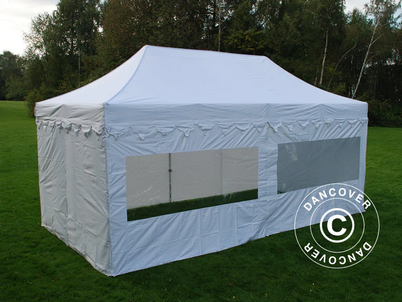 Namiot Ekspresowy FleXtents PRO Steel "Morocco" 3x6m Biały, mq 6 ściany boczne - Image 2