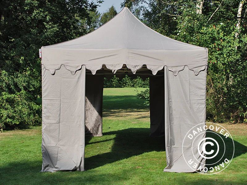 Namiot Ekspresowy FleXtents PRO Steel "Morocco" 3x6m Latte, mq 6 ściany boczne - Image 8