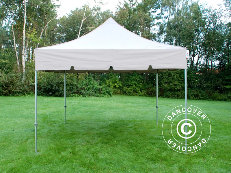 Namiot Ekspresowy FleXtents PRO Steel "Peaked" 4x4m Latte - Image 2