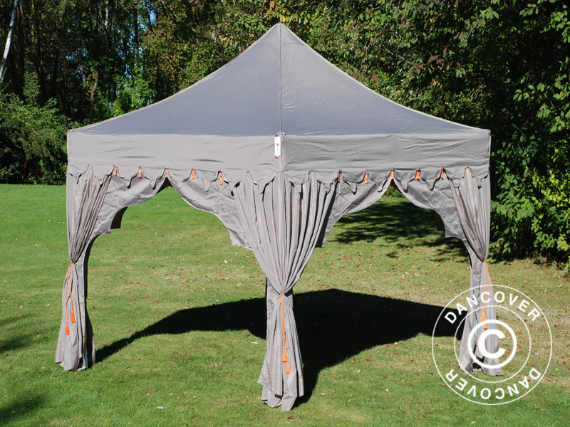 Namiot Ekspresowy FleXtents PRO Steel "Raj" 3x3m Latte/Pomaranczowy - Image 2