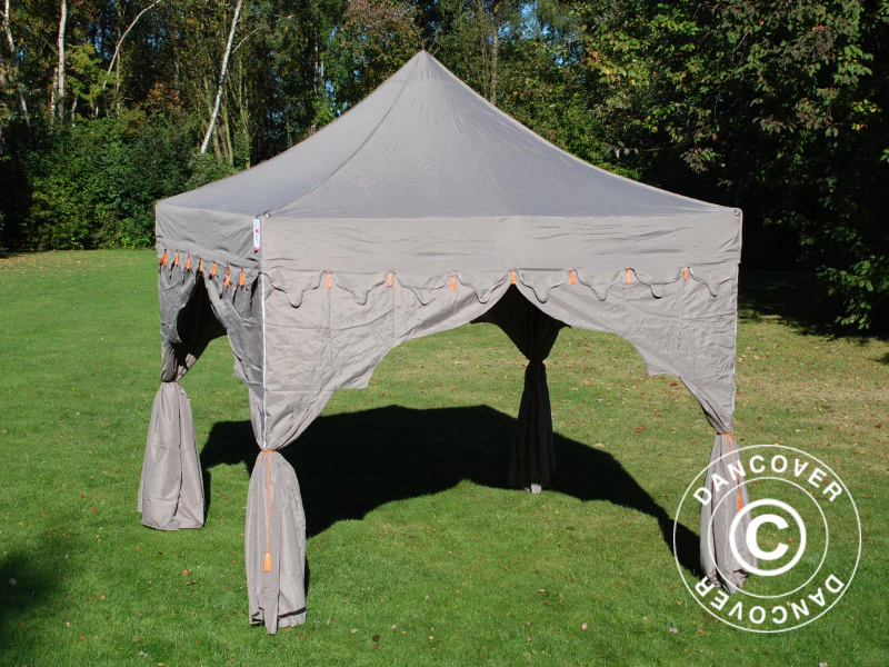 Namiot Ekspresowy FleXtents PRO Steel "Raj" 3x3m Latte/Pomaranczowy - Image 5