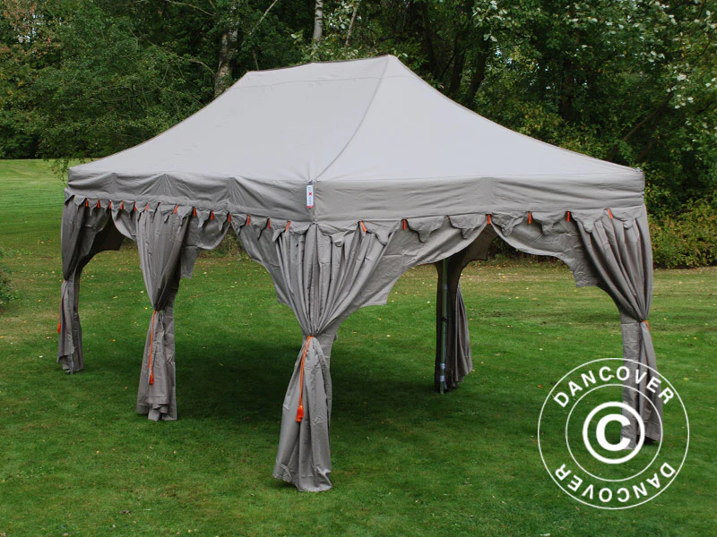 Namiot Ekspresowy FleXtents PRO Steel "Raj" 3x6m Latte/Pomaranczowy - Image 4