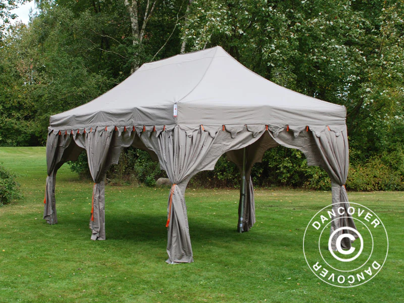 Namiot Ekspresowy FleXtents PRO Steel "Raj" 3x6m Latte/Pomaranczowy - Image 5