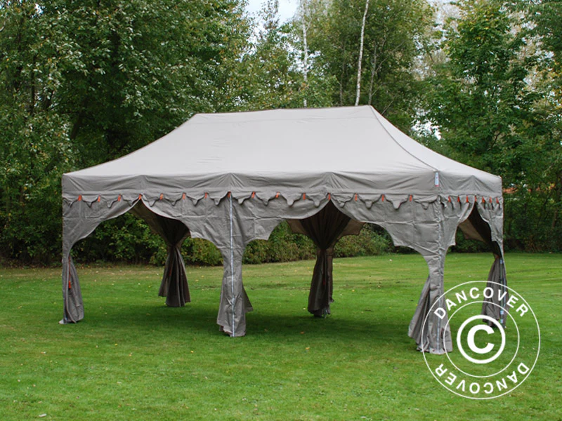 Namiot Ekspresowy FleXtents PRO Steel "Raj" 3x6m Latte/Pomaranczowy - Image 6