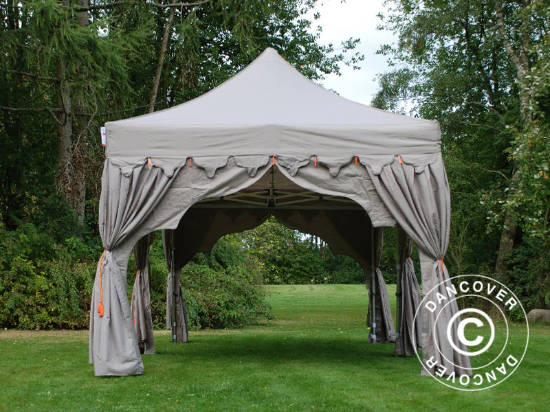 Namiot Ekspresowy FleXtents PRO Steel "Raj" 3x6m Latte/Pomaranczowy - Image 7