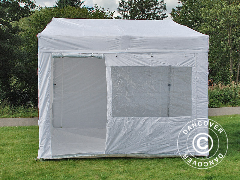 Namiot ekspresowy FleXtents PRO Trapezo 2x3m Biały, mq 4 ściany boczne - Image 2