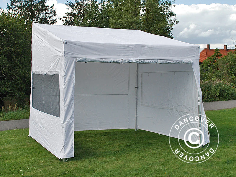 Namiot ekspresowy FleXtents PRO Trapezo 2x3m Biały, mq 4 ściany boczne - Image 4
