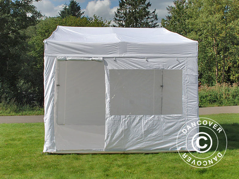 Namiot ekspresowy FleXtents PRO Trapezo 2x3m Biały, mq 4 ściany boczne - Image 8
