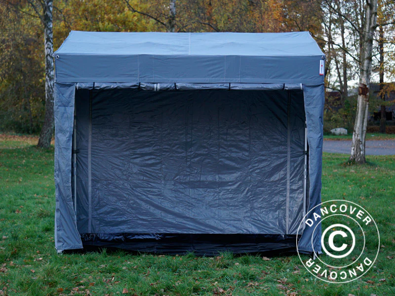 Namiot ekspresowy FleXtents PRO Trapezo 2x3m Szary, mq 4 ściany boczne - Image 10