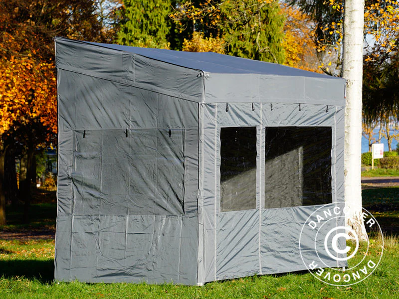 Namiot ekspresowy FleXtents PRO Trapezo 2x3m Szary, mq 4 ściany boczne - Image 3