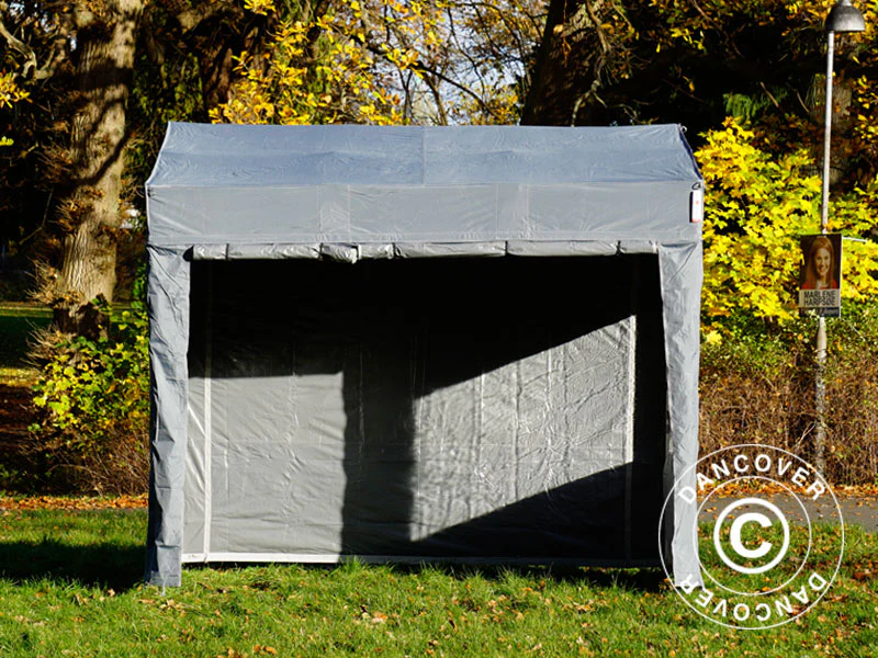 Namiot ekspresowy FleXtents PRO Trapezo 2x3m Szary, mq 4 ściany boczne - Image 6