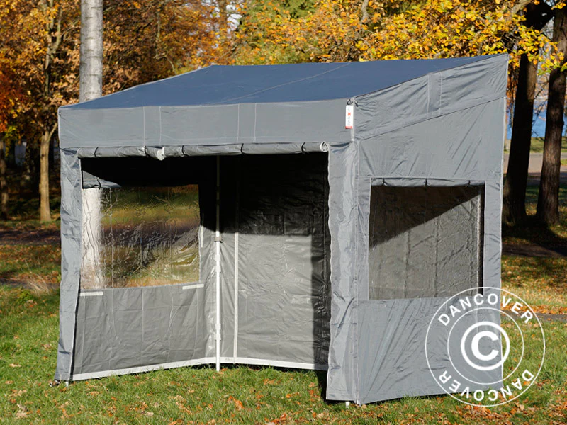 Namiot ekspresowy FleXtents PRO Trapezo 2x3m Szary, mq 4 ściany boczne - Image 7